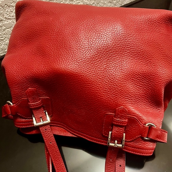 💫💫💯BEAUTIFUL VINTAGE 🛍️🛍️PRADA 🛍️🛍️Camel Vitello Diane Leather Bag💫💫💫 - Picture 7 of 16
